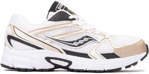 Saucony Ride Millennium Athletic Shoe - White / Gold / Black Deal