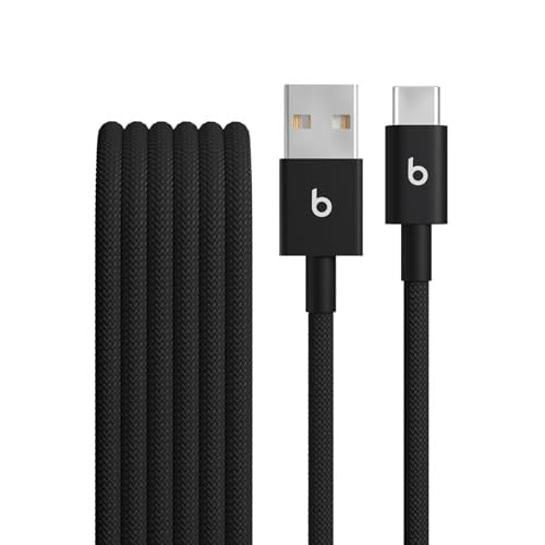 Beats 5' USB-A to USB-C Woven Charging Cable (Bolt Black) Deal