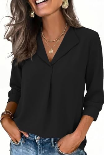 WIHOLL 3/4 Length Sleeve Women's Tops Deal