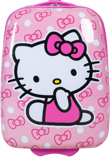 Sanrio Hello Kitty Kid's 16" Carry On Hardside Luggage Spinner - Pink