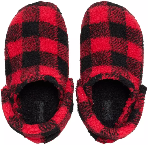 Crocs Classic Cozzzy Slipper, Varsity Red/Black Deal