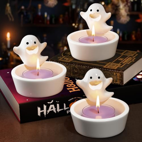 3PCS Ghost Candle Holder