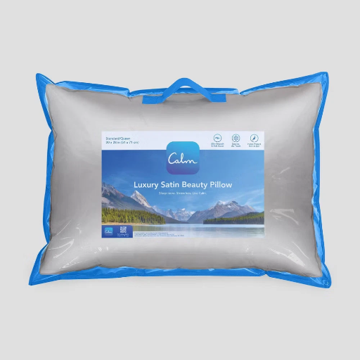 Calm Jumbo Medium Density Satin Bed Pillow Deal