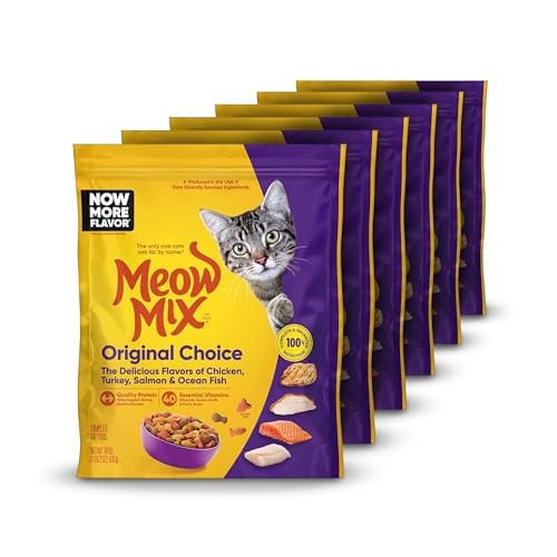 Meow Mix Dry Cat Food Original Choice 6-Pack 18-Oz Deal