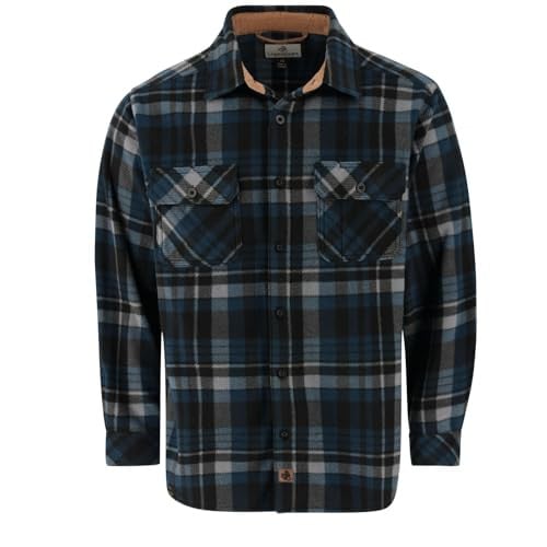 Legendary Whitetails Mens Long Sleeve Fleece Button Up Heavyweight Shirt Deal