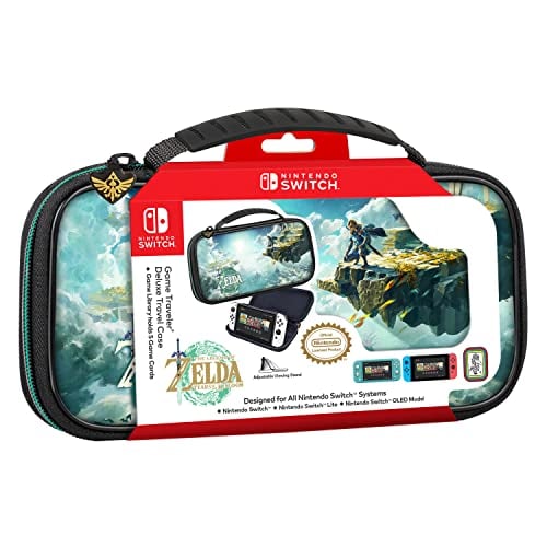 RDS Industries Nintendo Switch Zelda Tears of the Kingdom Game Traveler Deluxe Travel Case