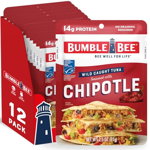 Bumble Bee Wild Caught Tuna Pouch (Chipotle) 12-Pack