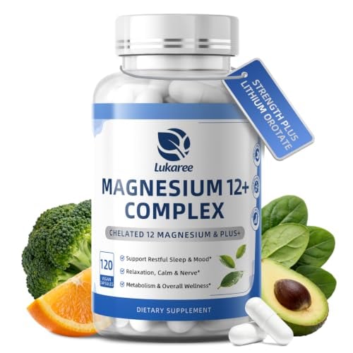 Lukaree Magnesium 12+ Complex 120 Capsules Deal