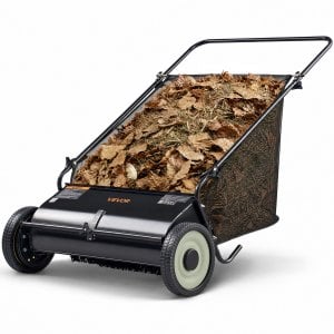 VEVOR Push Lawn Sweeper 26-inch 7 cu. ft. Deal