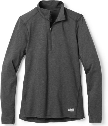 REI Women's Co-op Midweight Base Layer Half-Zip Top Deal