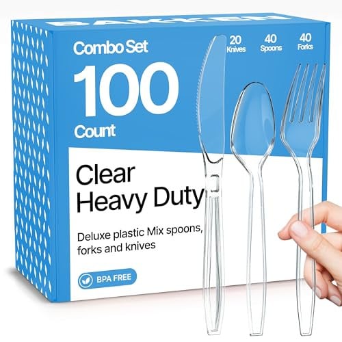 Disposable Cutlery Combo Set 100 Pieces Deal