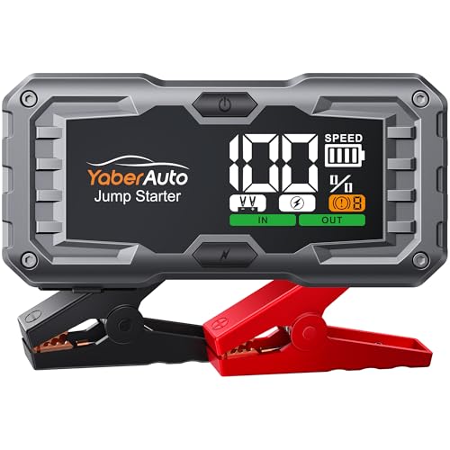 YaberAuto 5500A Portable Car Jump Starter 10.0L Gas/9.0L Diesel