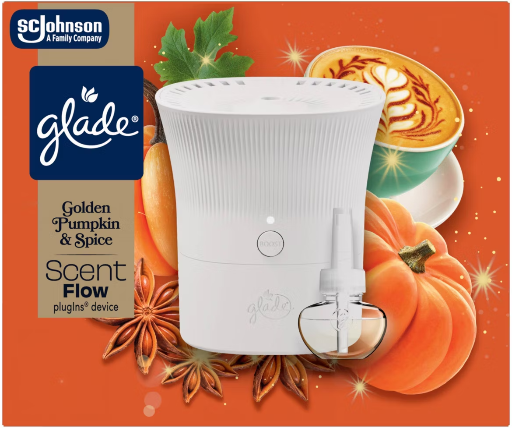 Glade ScentFlow Scented Oil Air Freshener Starter Kits Golden Pumpkin & Spice Deal