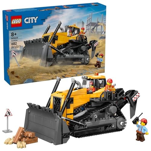 LEGO City: Construction - Bulldozer (60466, 682-Piece)