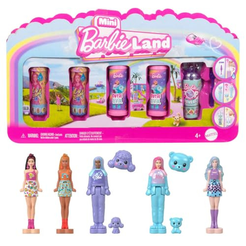 Barbie Mini Barbie Land 5-Pack Pop Reveal Dolls