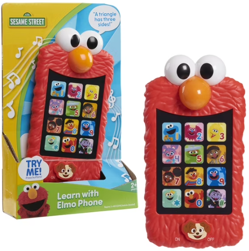 Sesame Street Learn with Elmo Electronic Learning Phone Ages 2-12