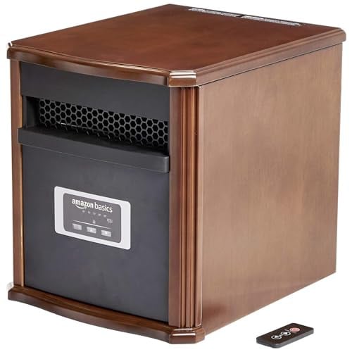 Amazon Basics Portable Space Heater with Remote Control 1500W Deal