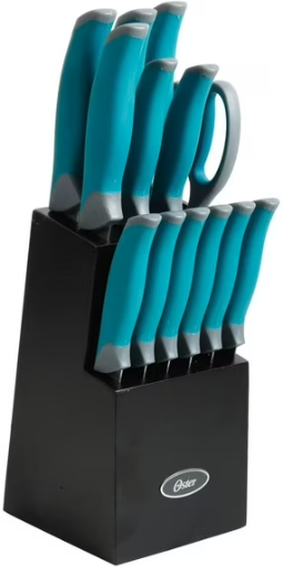 Oster Lindbergh 14 Piece Cutlery Set in Teal
