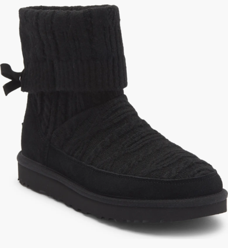 UGG Women's Classic Mini Cable Knit Bootie Deal