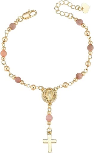 XUANPAI Cross Natural Stone Catholic Jewelry Deal