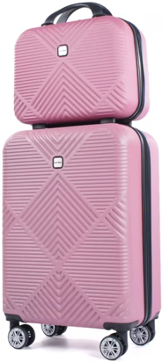 Tripcomp 2-Piece Hardside Luggage Set (14" + 20") Deal