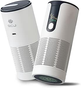 GCJ Small Room Air Purifier 3 Speed with Negative Ion Display