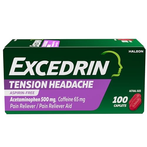 Excedrin Tension Headache Caplets 200 Count Deal