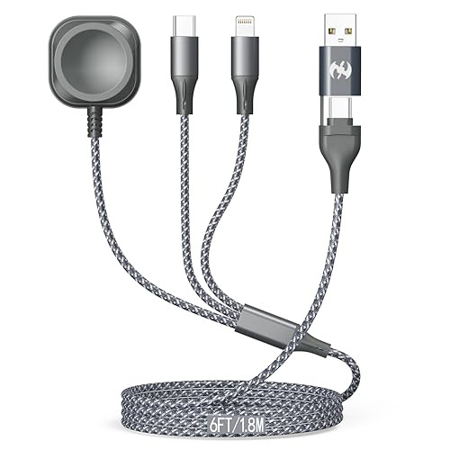 HYXing 6-in-1 Fast Charging Cable 6ft