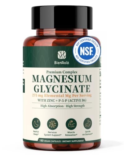 BienRaíz Magnesium Glycinate 275mg 180 Capsules Deal