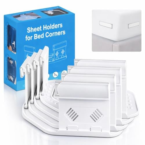 Bed Sheet Holders for Corners 4-Piece