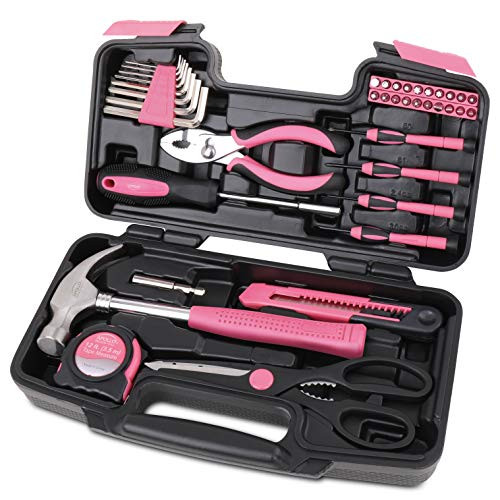 Apollo Tools Original 39 Piece Tool Set in PINK