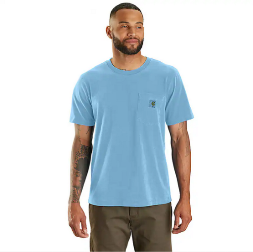 Carhartt Men's Re-Engineered Relaxed Fit Lightweight Short-Sleeve Garment Dyed Pocket Tee