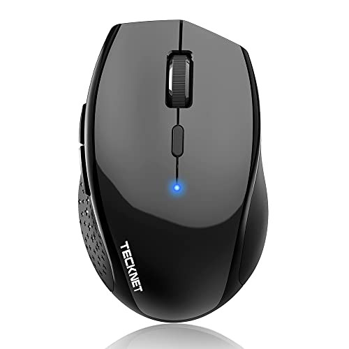 TECKNET Bluetooth 4800 DPI Wireless Mouse - Black