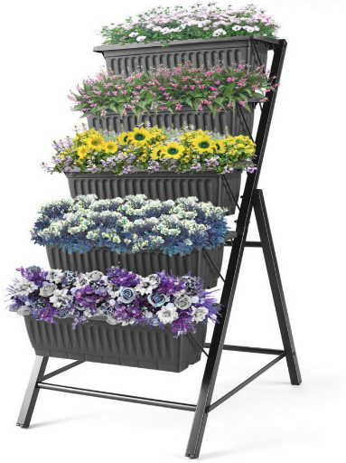 Arlmont & Co. Denishia 5 Tiers Vertical Garden Planter