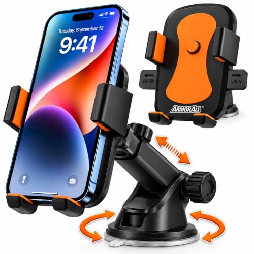 Armor All 3-in-1 Car Phone Mount (Vent, Dashboard & Windshield)