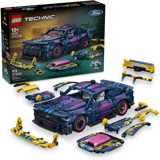 LEGO Technic Custom Garage Ford Mustang GT Set# 42236 Deal
