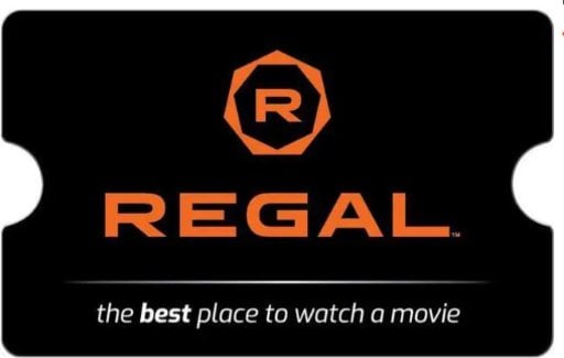 Regal $50 Gift Card (Email Delivery) Deal