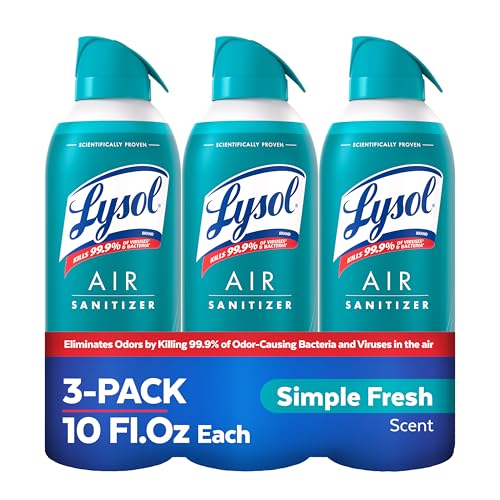 3-Pack 10oz Lysol Air Sanitizer Spray (Various Scents)