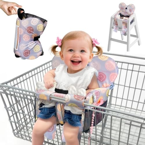 Premium Baby Shopping Cart Cover & High Chair Seat Protector Deal