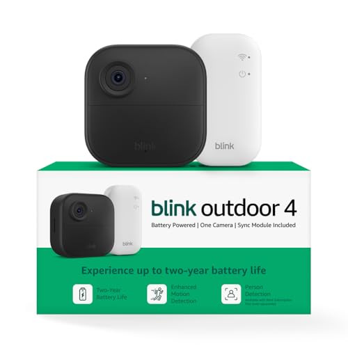 Blink Outdoor 4 Wireless 1080p HD Smart Security Camera 1-Camera System