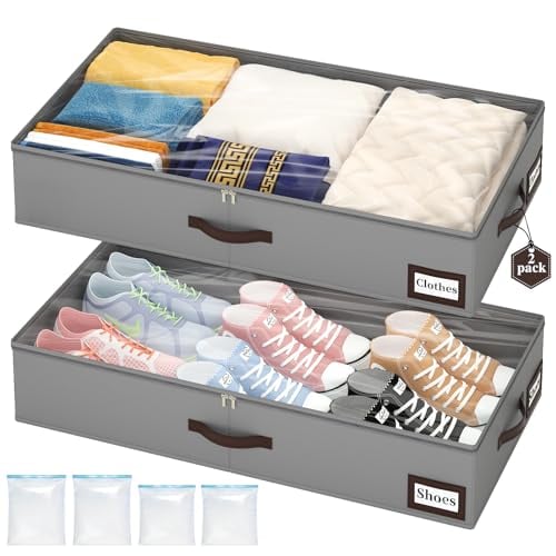 Under Bed Storage with Handles 2-Pack Deal