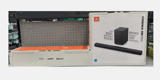 JBL Cinema SB550 3.1 Channel 250W Soundbar with Wireless Subwoofer