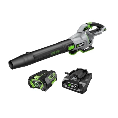 Ego 56V Lithium Ion Cordless Electric Leaf Blower w/ 4.0Ah Battery/32W Charger Deal
