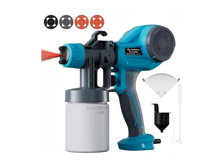 Tilswall HVLP Paint Sprayer with 4 Nozzles & 3 Patterns Deal
