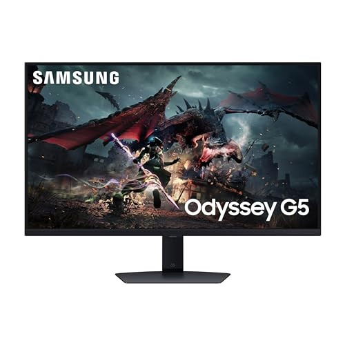 SAMSUNG Odyssey G50D Series 32″ QHD Fast IPS Gaming Monitor, 180Hz