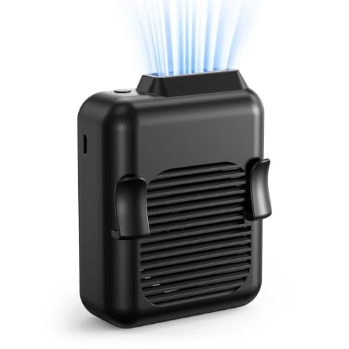 Slenpet 6000mAh Rechargeable 3-Speed Belt Clip Waist Fan