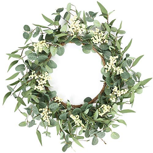Pinkpum 20-Inch Eucalyptus Wreath
