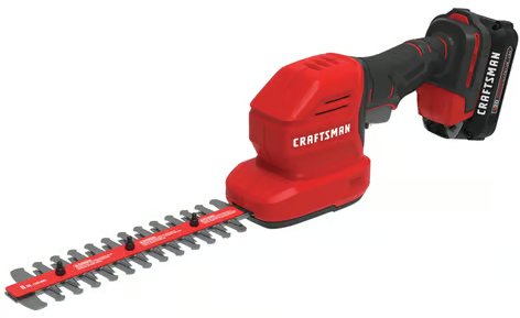 Craftsman V20 CMCSS800C1 Hedge Trimmer & Shrub/Grass Shear Kit