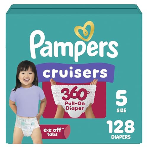 Pampers Cruisers 360 Size 5, 128 Count Diapers