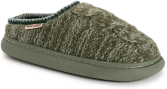 MUK LUKS Women's Knit Clog Slipper (Sage or Burgundy)